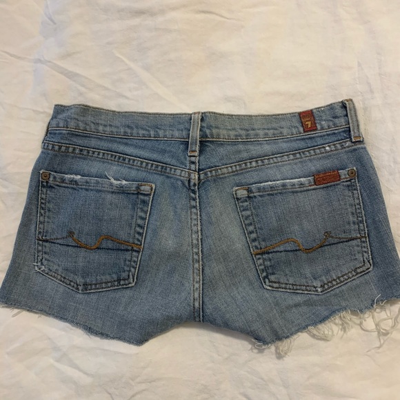 Jean Shorts - 7 For All Mankind (Premium Denim) - Picture 2 of 4